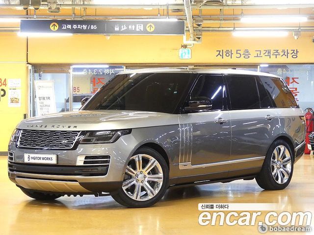 Land Rover Range Rover из Кореи Encar
