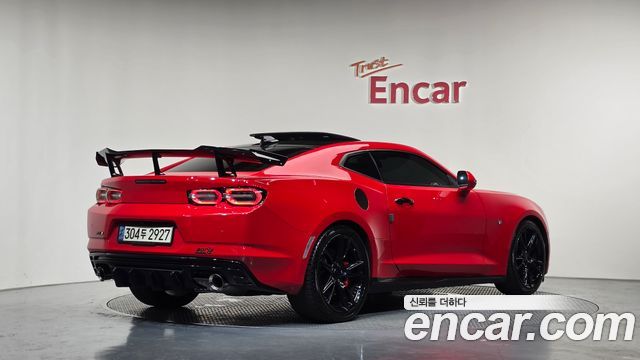 Chevrolet (Daewoo) Camaro SS 6.2 V8 Volcano Red — пробег 62 278 км — фото 2 из 5