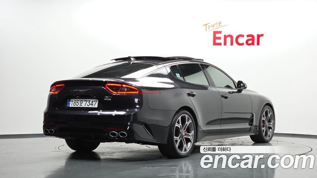 Kia Stinger из Кореи Encar