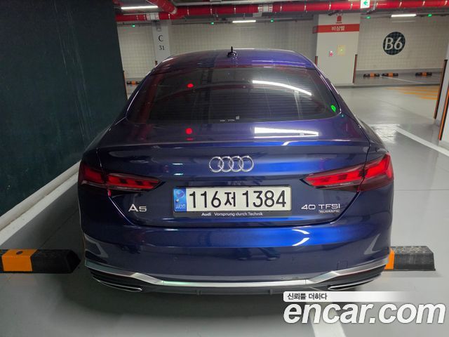 Audi A5 40 TFSI Quattro Premium Sportback — пробег 72 100 км — фото 3 из 5