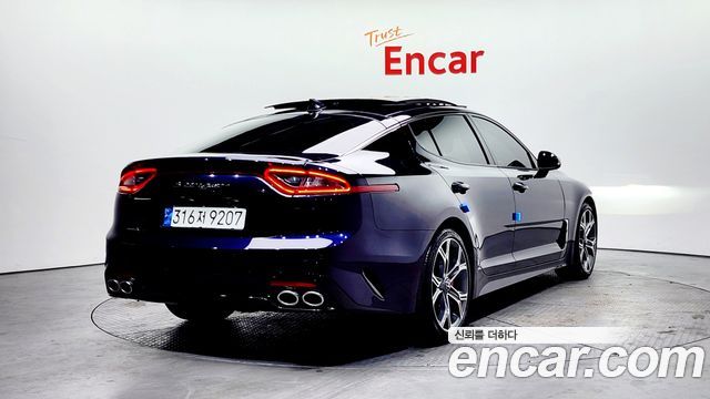 Kia Stinger из Кореи Encar