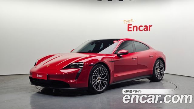 Porsche Taycan из Кореи Encar