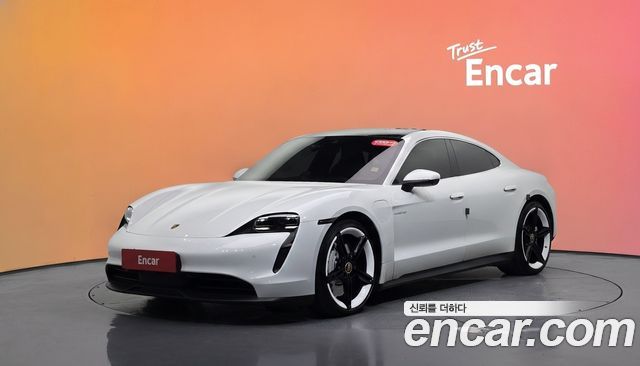 Porsche Taycan из Кореи Encar