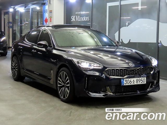 Kia Stinger из Кореи Encar