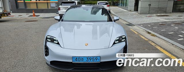 Porsche Taycan из Кореи Encar
