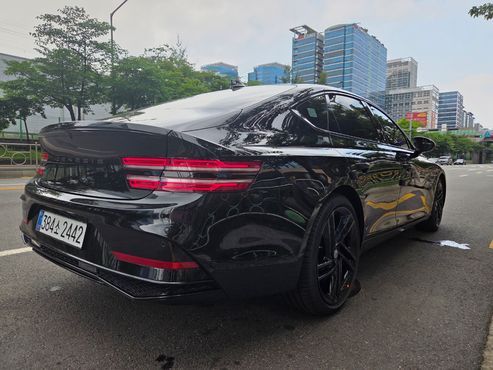 Genesis G80 Gasoline 2.5 Turbo AWD Black — пробег 8 455 км — фото 2 из 5