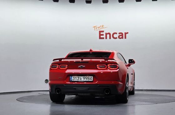 Chevrolet (Daewoo) Camaro SS 6.2 V8 Volcano Red — пробег 95 982 км — фото 4 из 5
