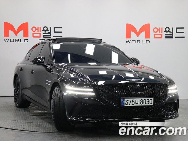 Genesis G80 Gasoline 3.5 Turbo AWD Black — пробег 160 км — фото 2 из 5