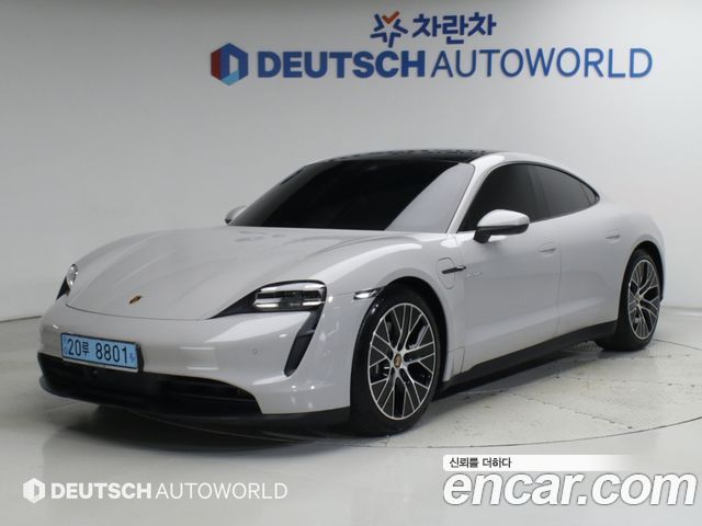 Porsche Taycan из Кореи Encar