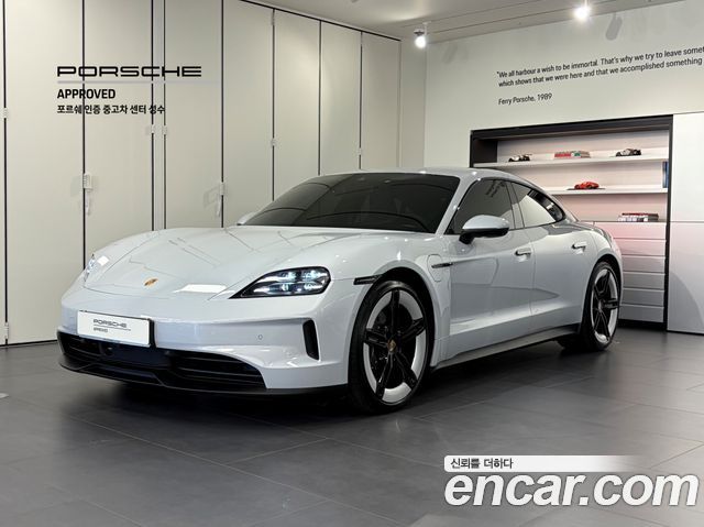 Porsche Taycan из Кореи Encar