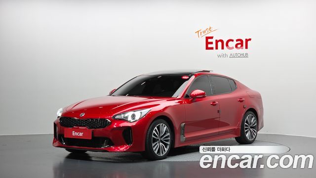 Kia Stinger из Кореи Encar