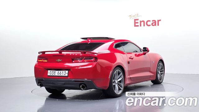 Chevrolet (Daewoo) Camaro SS 6.2 V8 Volcano Red — пробег 21 600 км — фото 2 из 5