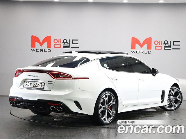 Kia Stinger из Кореи Encar