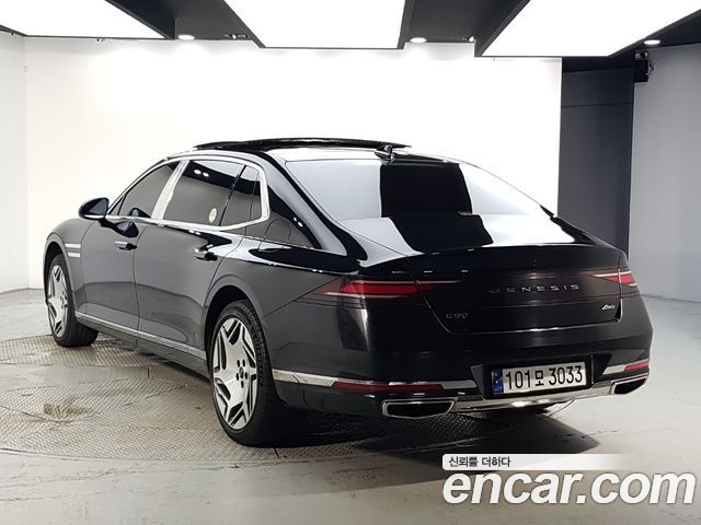 Genesis G90 Gasoline 3.5 Turbo e-S/C AWD LWB — пробег 72 972 км — фото 4 из 5
