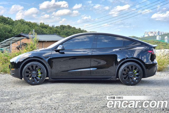 Tesla Model Y из Кореи Encar