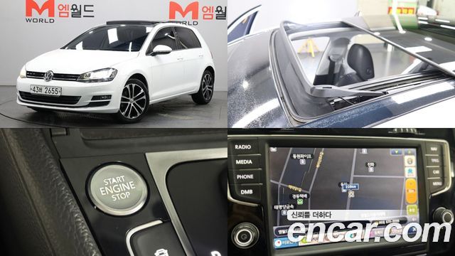 Volkswagen Golf из Кореи Encar
