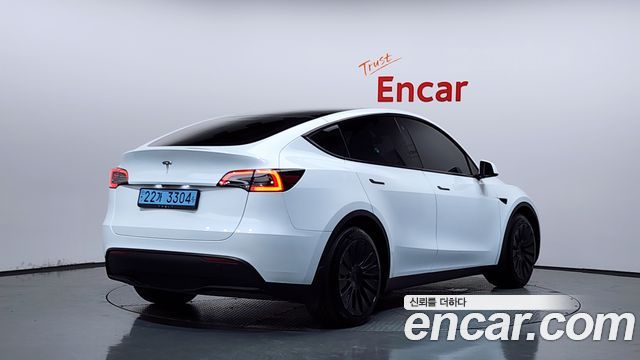 Tesla Model Y из Кореи Encar