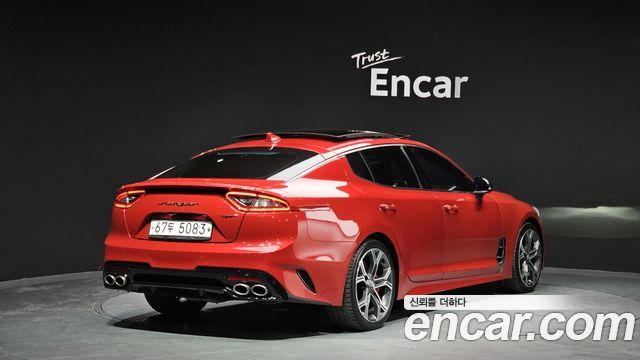 Kia Stinger из Кореи Encar