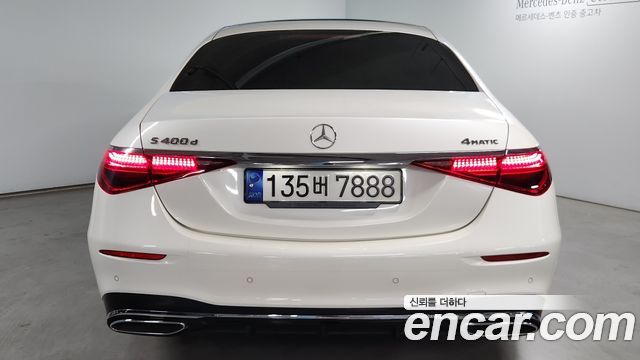 Mercedes-Benz S-Class S400 d 4MATIC — пробег 34 000 км — фото 4 из 5