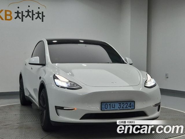 Tesla Model Y из Кореи Encar