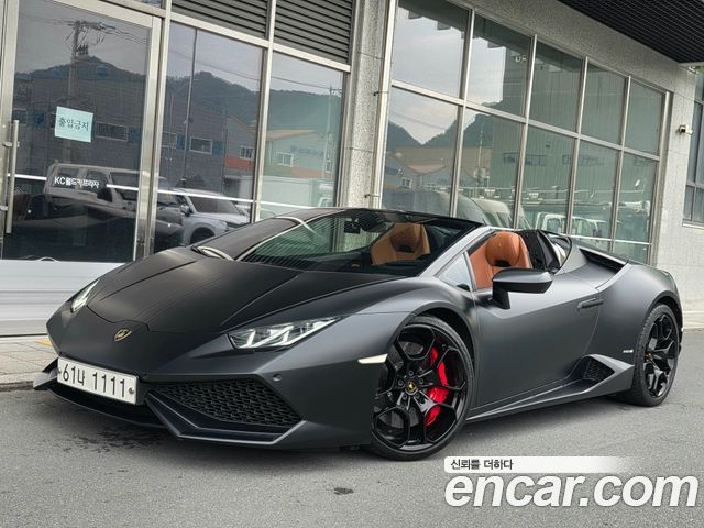 Lamborghini Huracan LP610-4 Spyder — пробег 27 100 км — фото 1 из 5
