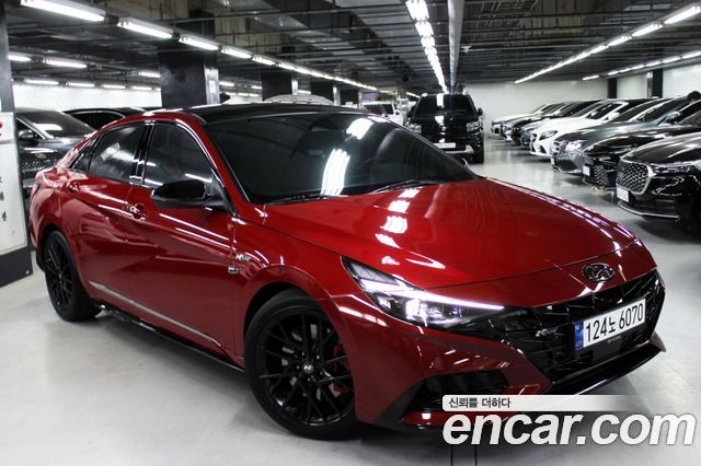 Hyundai AVANTE 1.6 Turbo N Line Inspiration — пробег 72 100 км — фото 1 из 5