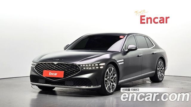 Genesis G90 Gasoline 3.5 Turbo e-S/C AWD — пробег 96 829 км — фото 1 из 5