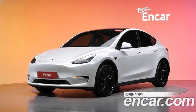 Tesla Model Y из Кореи Encar