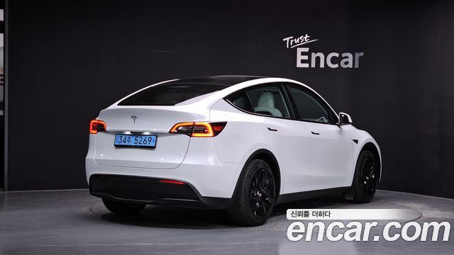 Tesla Model Y из Кореи Encar