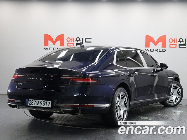 Genesis G90 Gasoline 3.5 Turbo e-S/C AWD LWB — пробег 101 626 км — фото 3 из 5