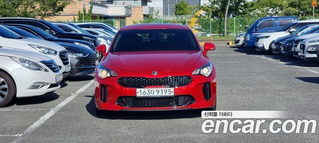 Kia Stinger из Кореи Encar