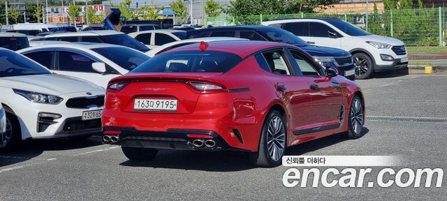 Kia Stinger из Кореи Encar