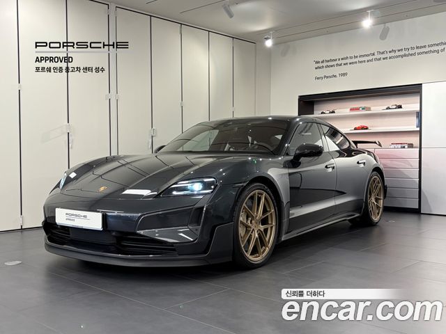 Porsche Taycan Turbo GT Weissach pack — пробег 384 км — фото 1 из 5