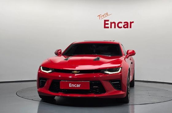 Chevrolet (Daewoo) Camaro SS 6.2 V8 Volcano Red — пробег 52 060 км — фото 3 из 5